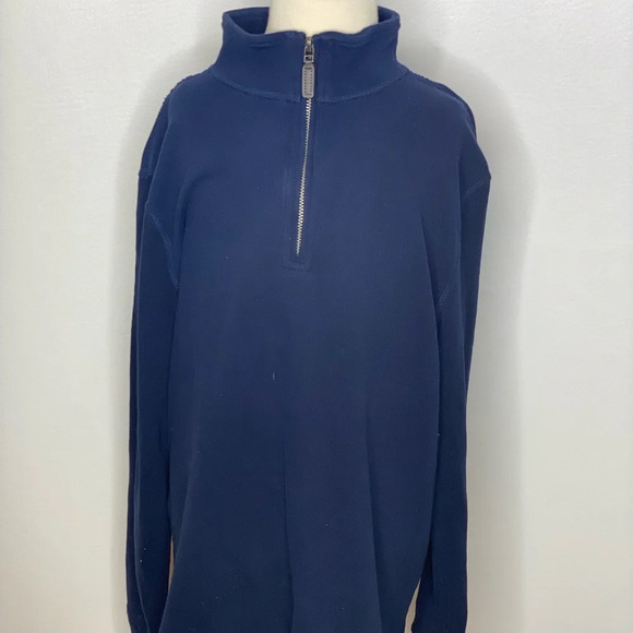 Crewcuts Other - Crewcuts boys navy blue 1/4 zip sweatshirt Sz 14